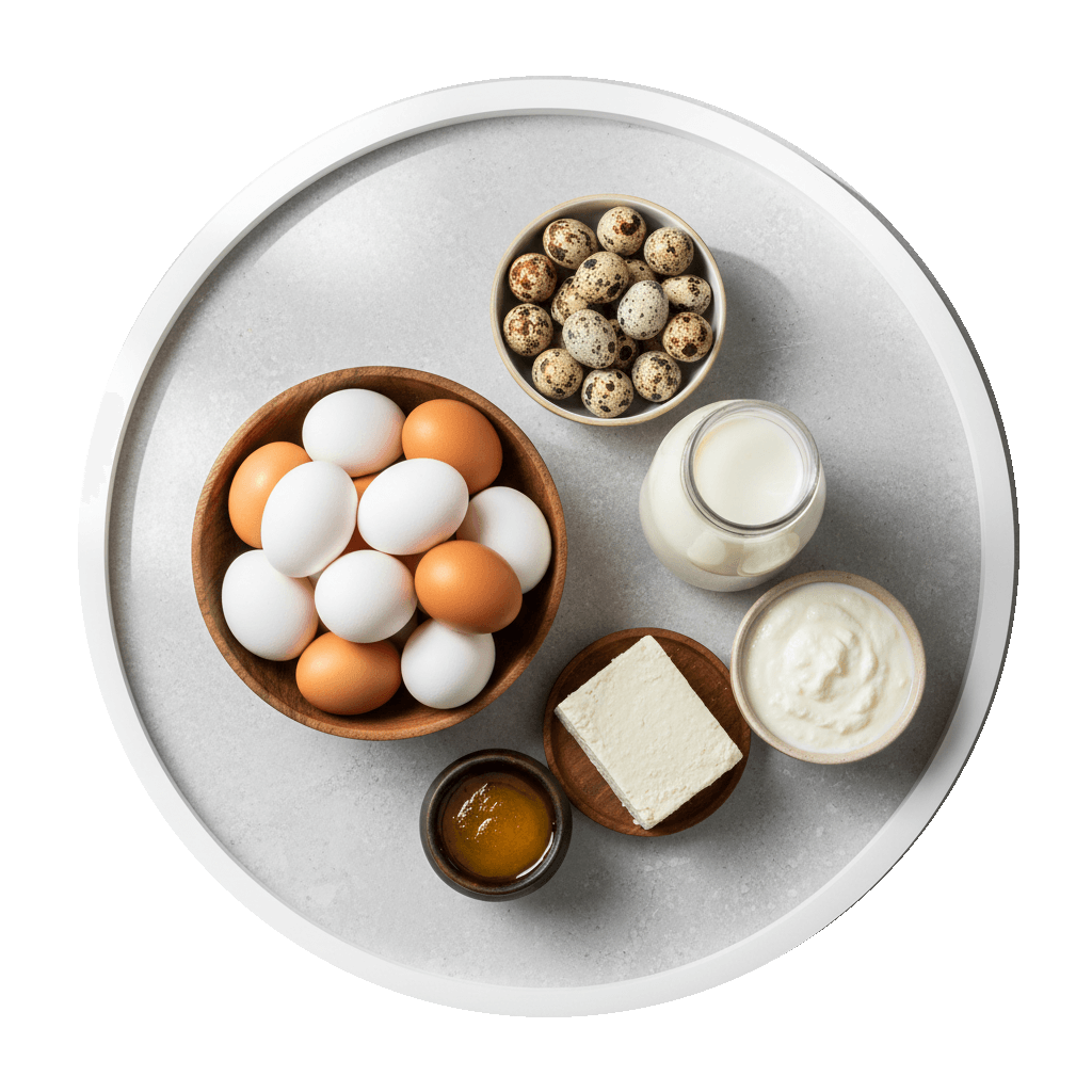 ডিম ও দুগ্ধজাত পণ্য